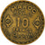 Moneta, Marocco, 10 Francs, 1371