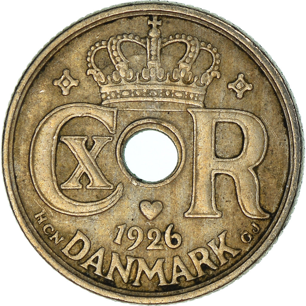 Moneta, Danimarca, 10 Öre, 1926