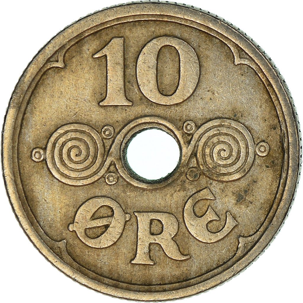 Moneta, Danimarca, 10 Öre, 1926