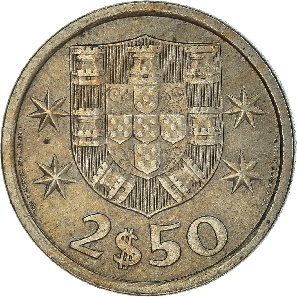 Moneta, Portogallo, 2-1/2 Escudos, 1976