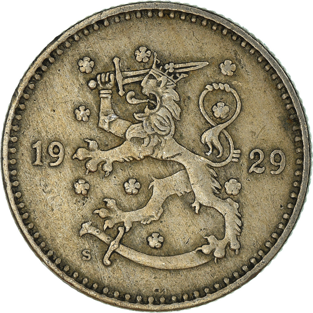 Coin, Finland, Markka, 1929