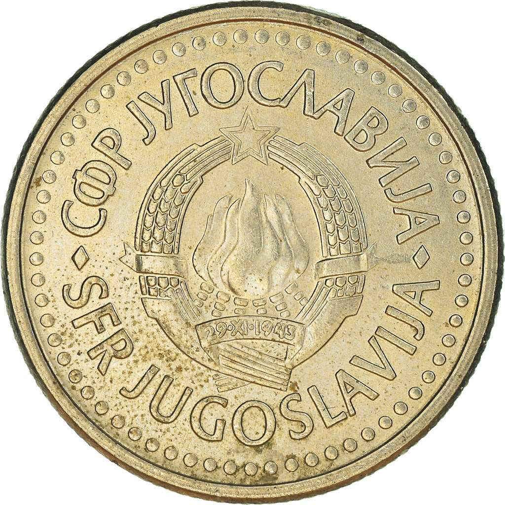 Coin, Yugoslavia, Dinar, 1990