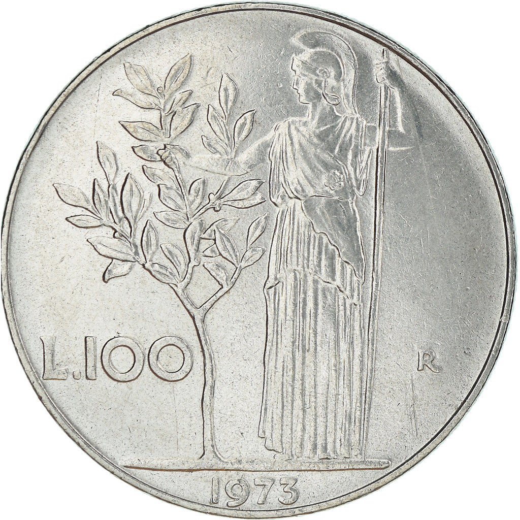 Munten, Italië, 100 Lire, 1973