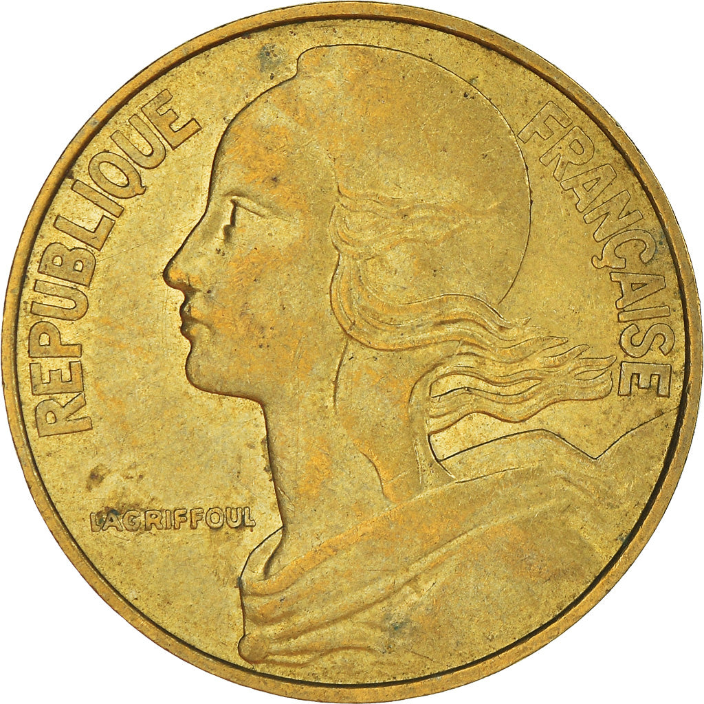 Moeda, França, 20 Centimes, 1981