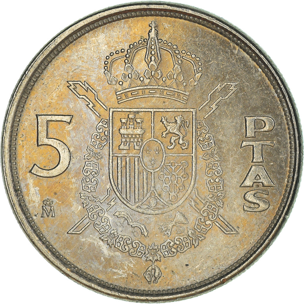 Moeda, Espanha, 5 Pesetas, 1989