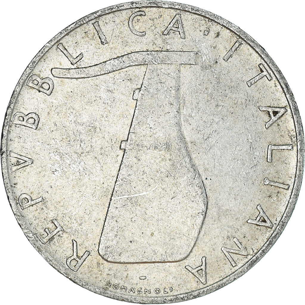 Moneda, Italia, 5 Lire, 1955