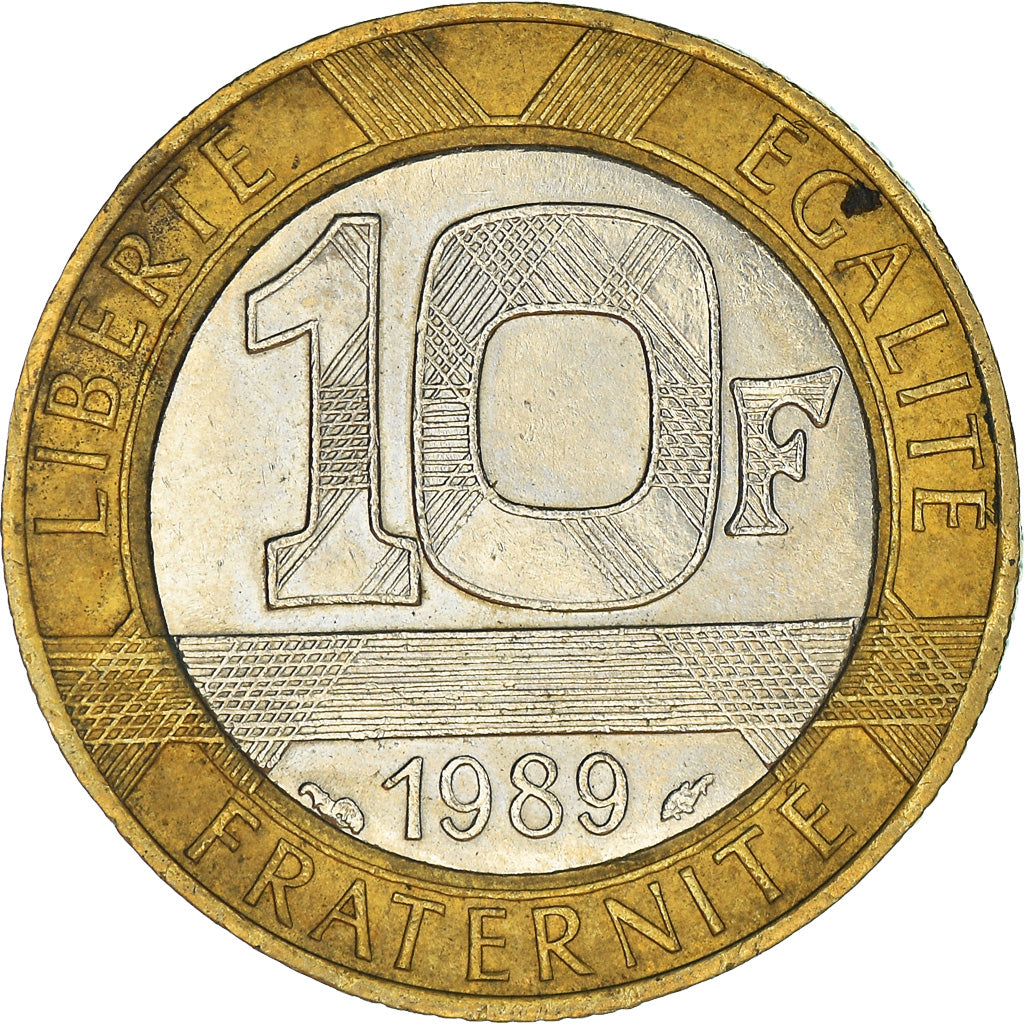 Coin, France, 10 Francs, 1989
