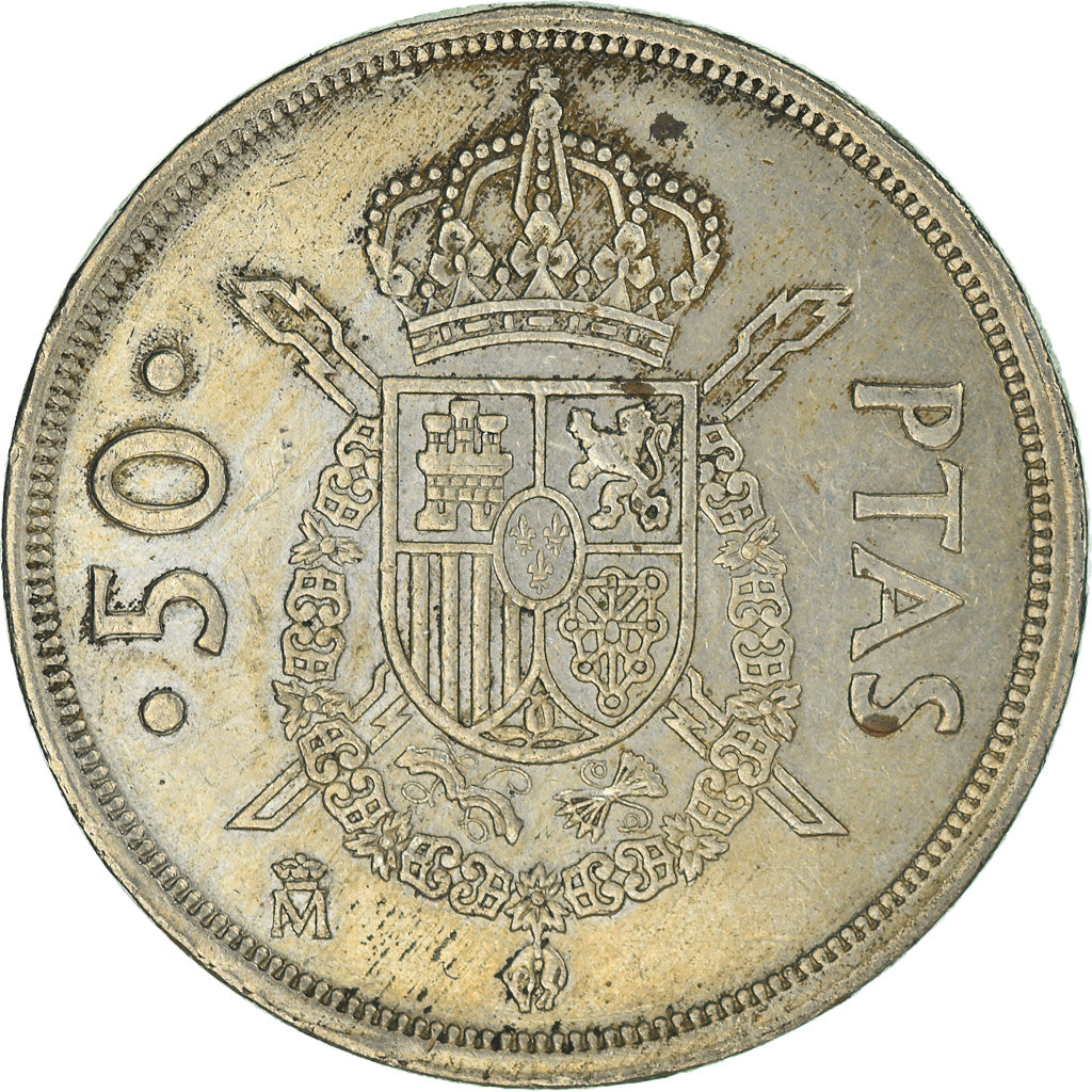 Münze, Spanien, 50 Pesetas, 1982