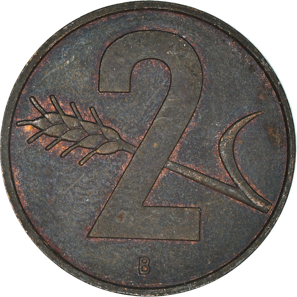 Monnaie, Suisse, 2 Rappen, 1958