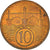Moneda, Checoslovaquia, 10 Haleru, 1925