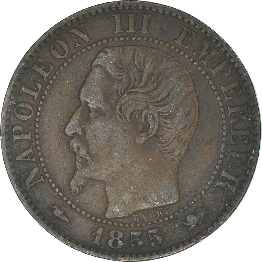 Moneta, Francja, 5 Centimes, 1855