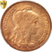 Coin, France, Dupuis, 10 Centimes, 1916, Paris, PCGS, MS64RD, MS(64), Bronze