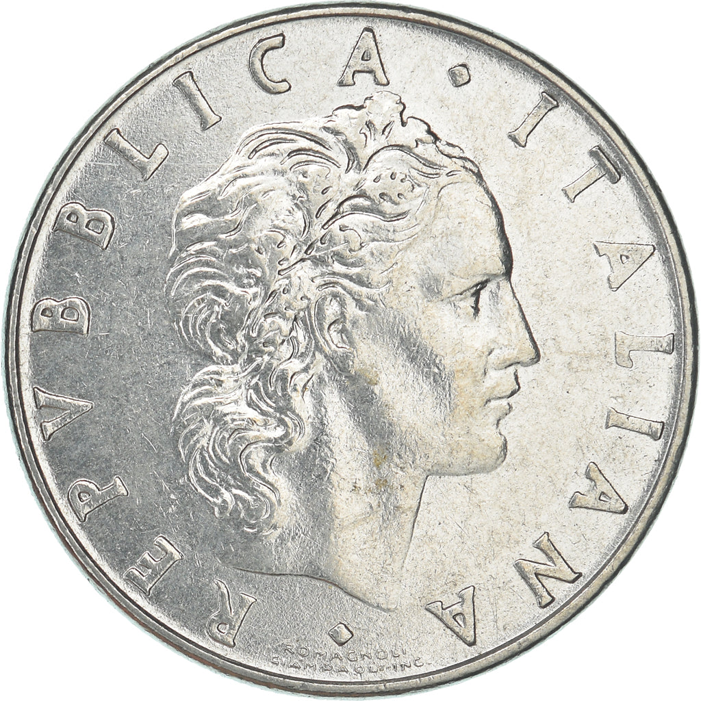 Moneta, Italia, 50 Lire, 1977