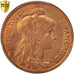 Coin, France, Dupuis, 10 Centimes, 1921, Paris, PCGS, MS64RB, MS(64), Bronze