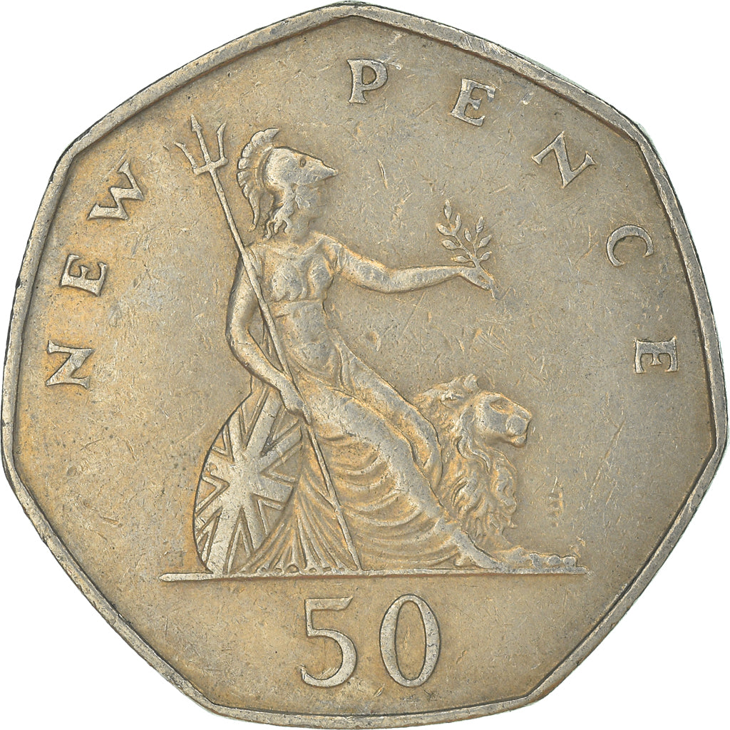 Moeda, Grã-Bretanha, 50 New Pence, 1969