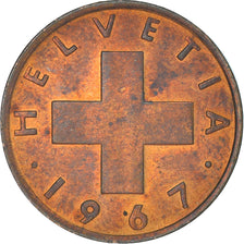 Coin, Switzerland, Rappen, 1967