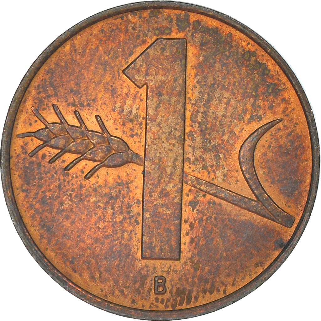 Coin, Switzerland, Rappen, 1967