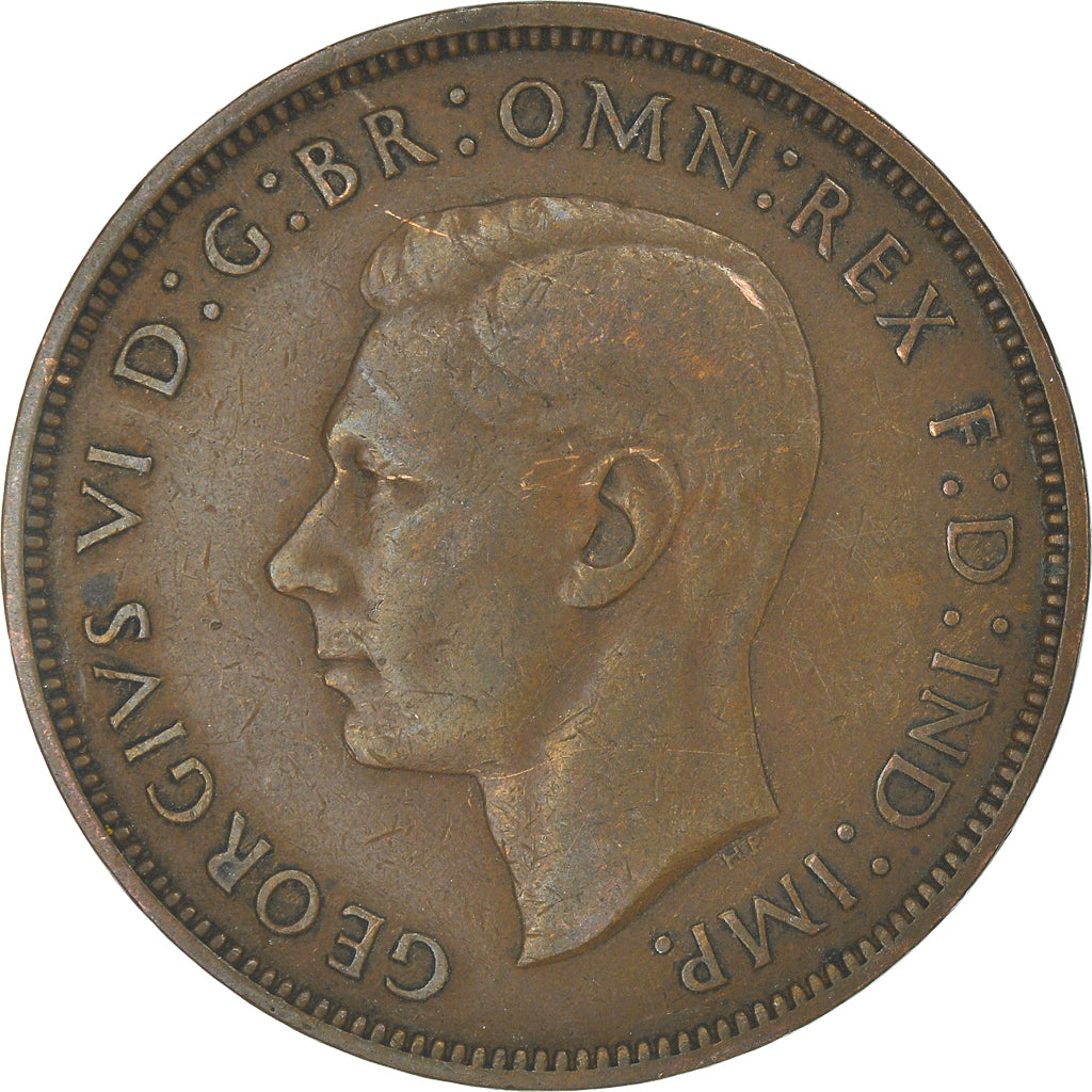 Moeda, Grã-Bretanha, Penny, 1946