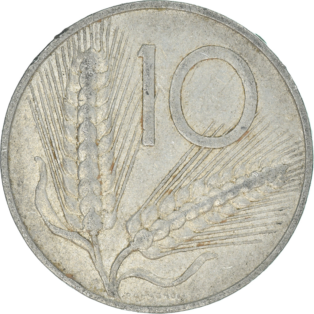 Munten, Italië, 10 Lire, 1953