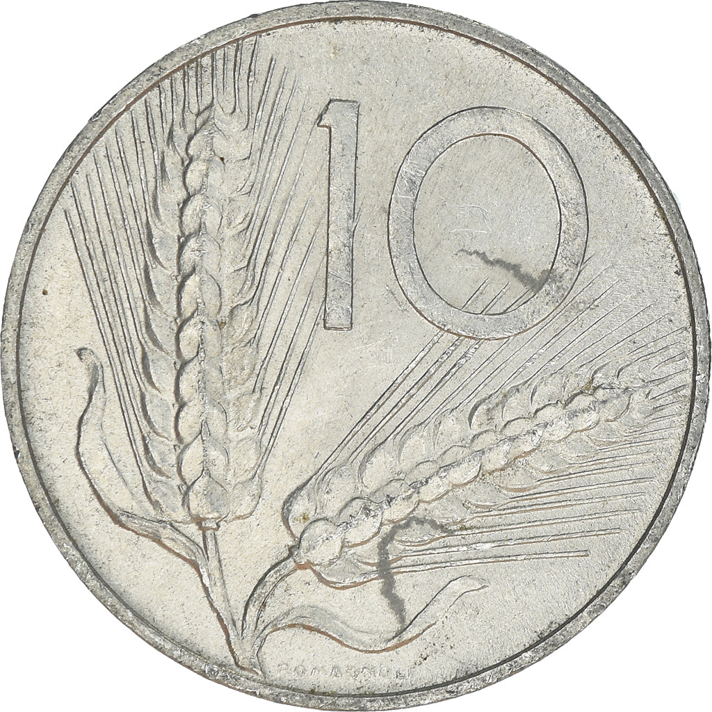 Munten, Italië, 10 Lire, 1951