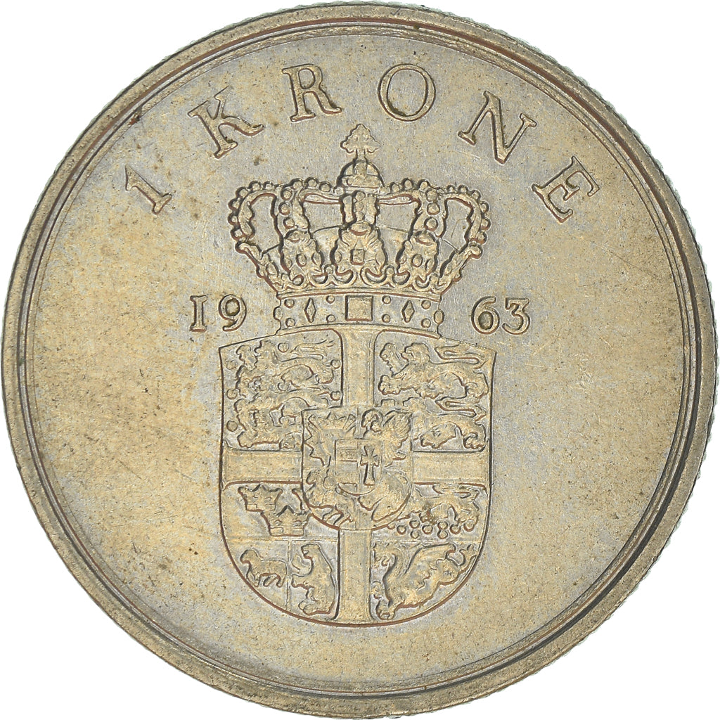 Coin, Denmark, Krone, 1963