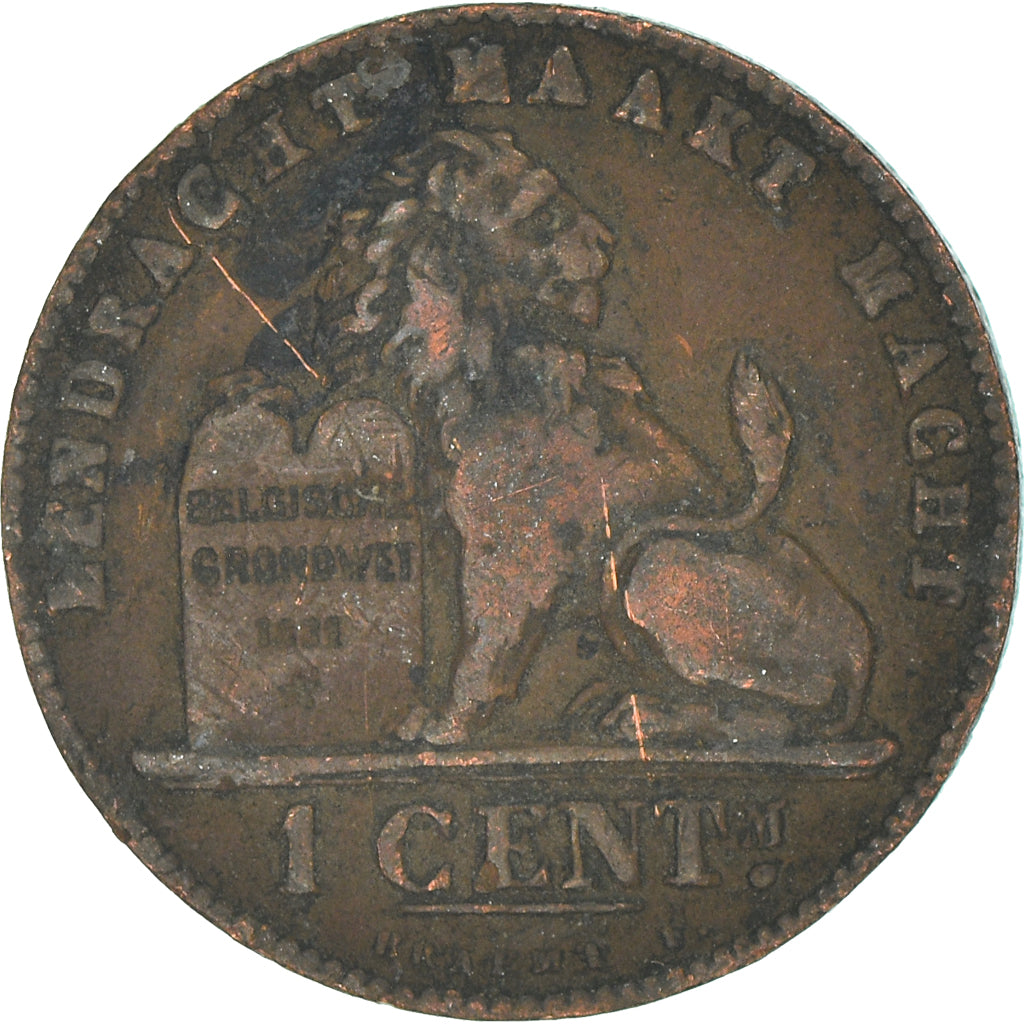 Moneta, Belgia, Centime, 1901