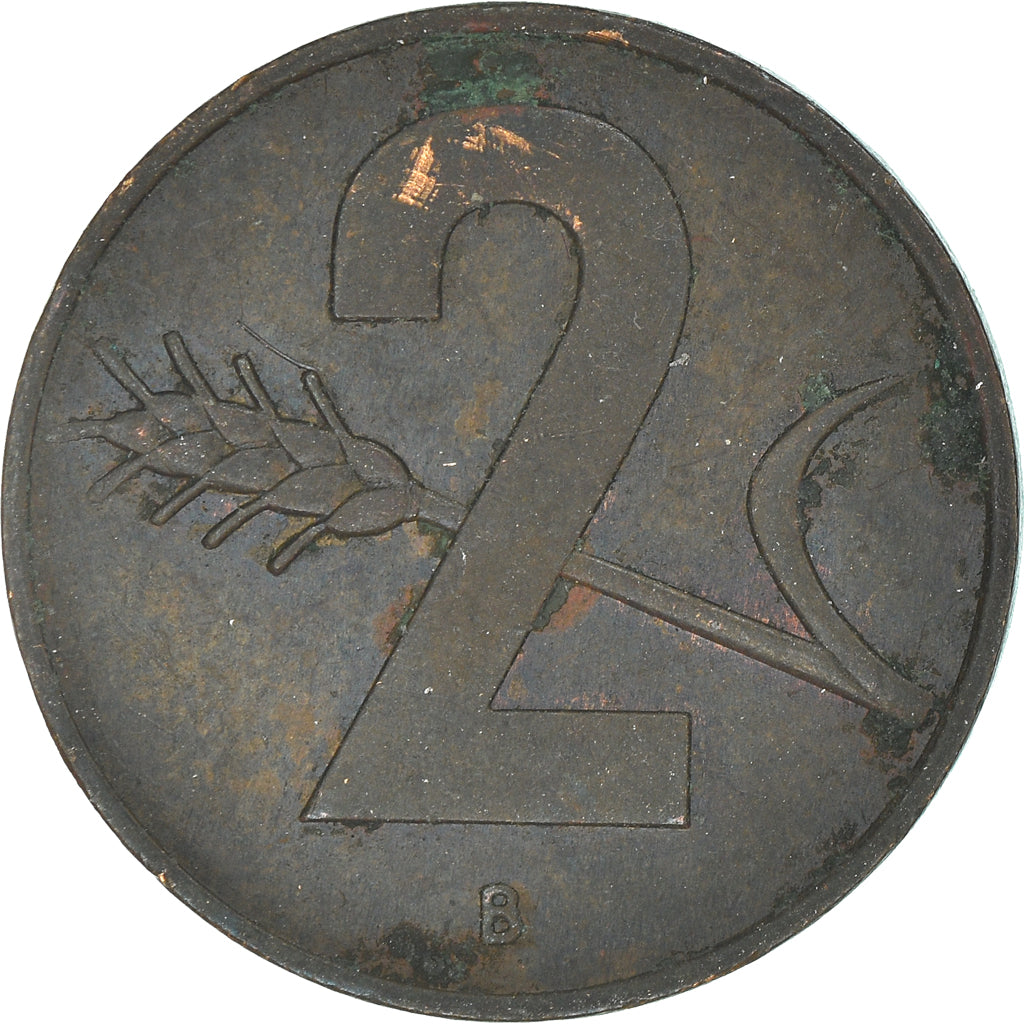 Monnaie, Suisse, 2 Rappen, 1963