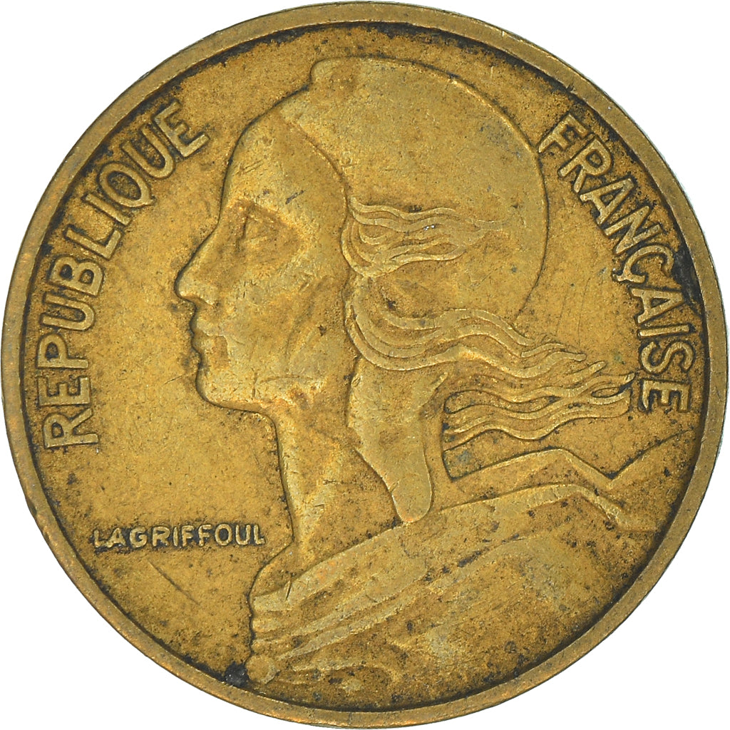 Monnaie, France, 5 Centimes, 1966