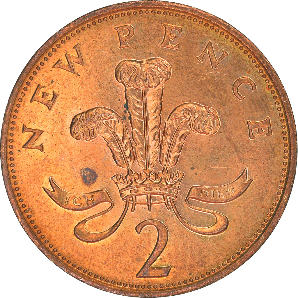 Moeda, Grã-Bretanha, 2 New Pence, 1981