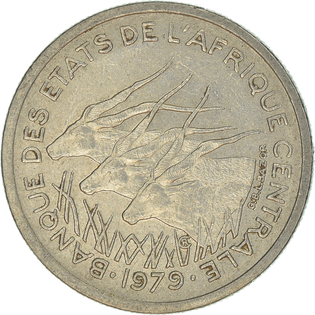 Moneta, Stati dell’Africa centrale, 50 Francs, 1979