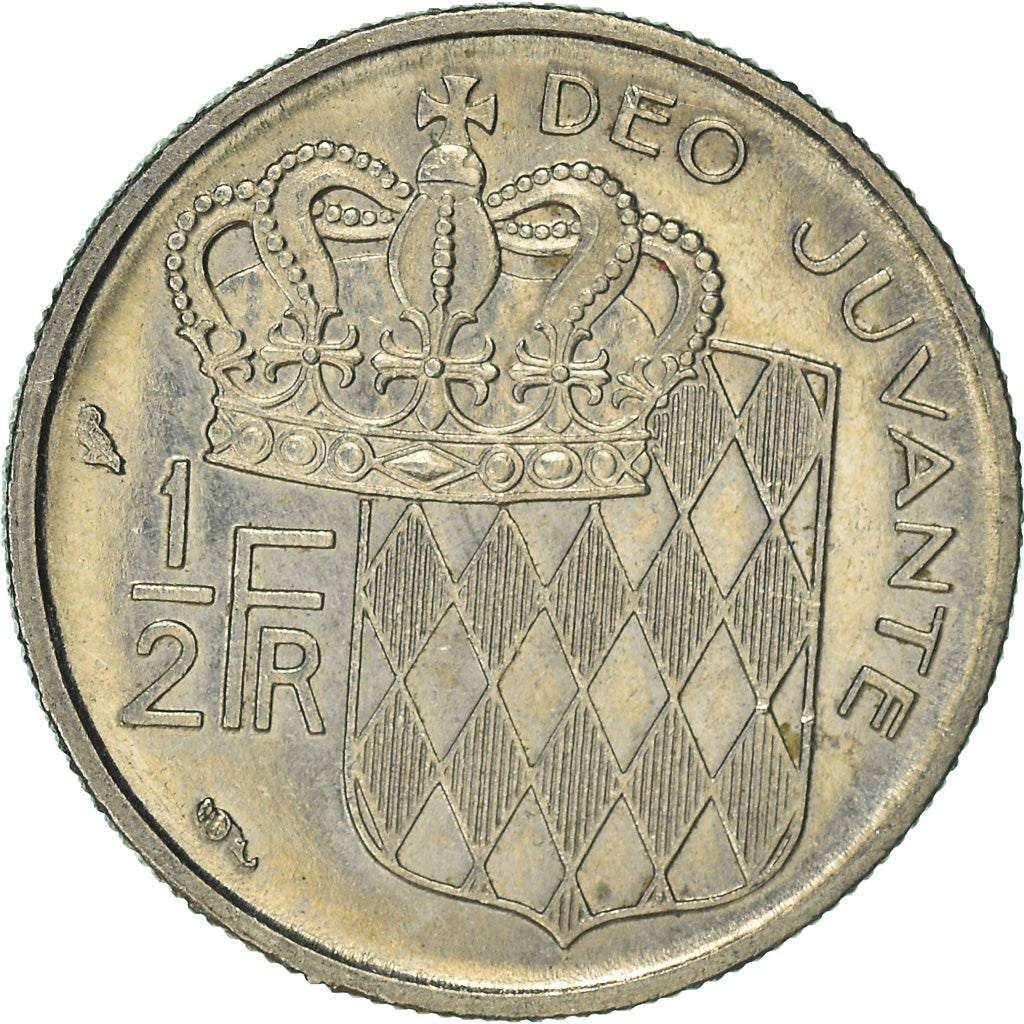 Moneta, Monaco, 1/2 Franc, 1965
