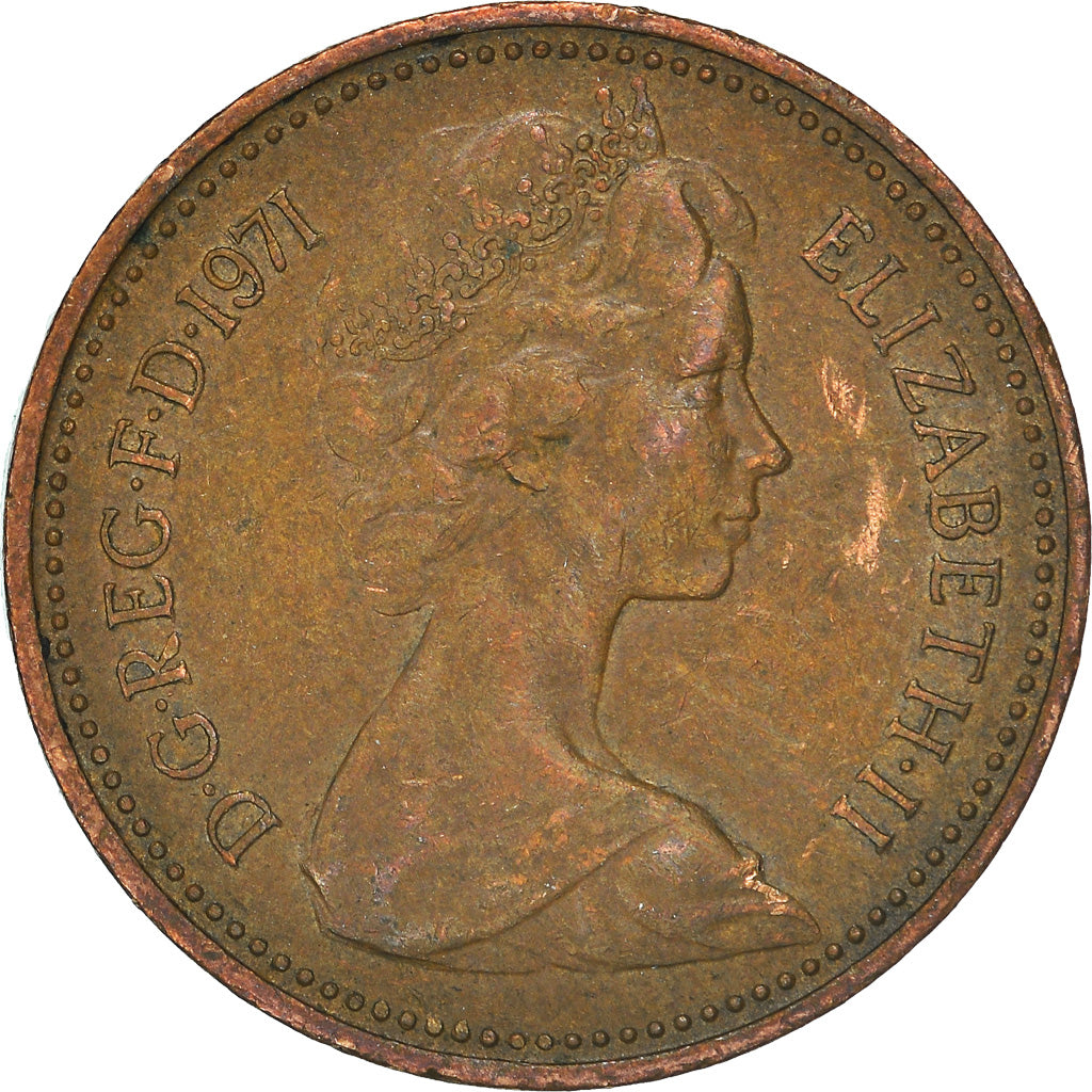 Munten, Groot Bretagne, New Penny, 1971