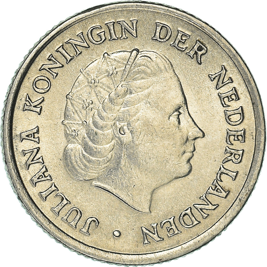 Münze, Niederlande, 10 Cents, 1955