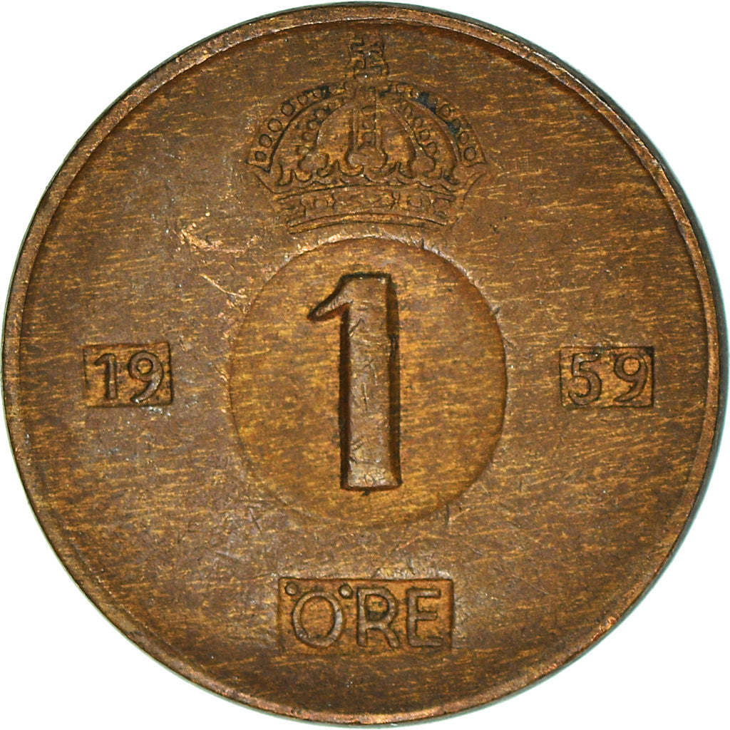 Monnaie, Suède, Ore, 1959