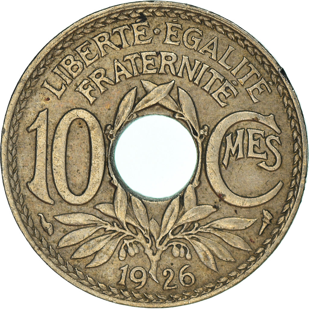 Coin, France, 10 Centimes, 1926