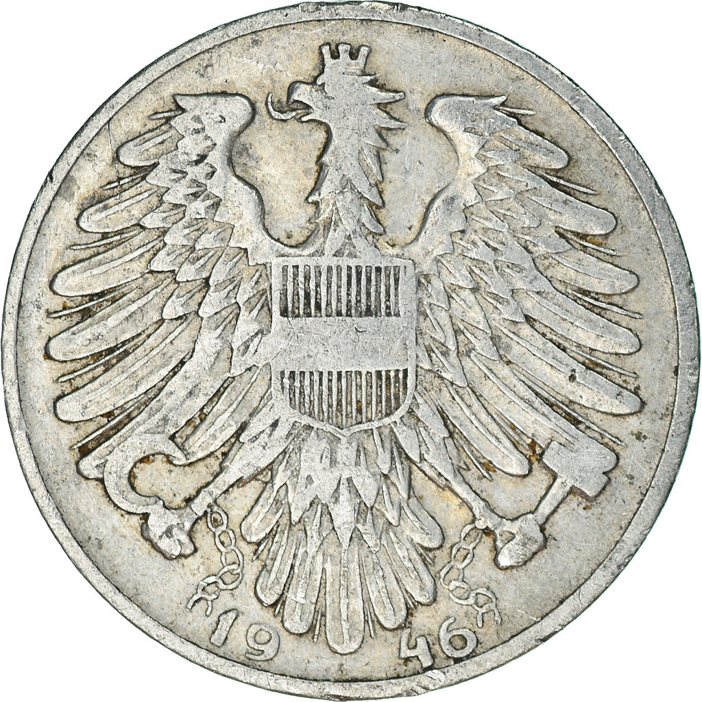 Coin, Austria, Schilling, 1946