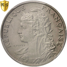 Moneda, Francia, Patey, 25 Centimes, 1903, Paris, PCGS, MS64, SC+, Níquel