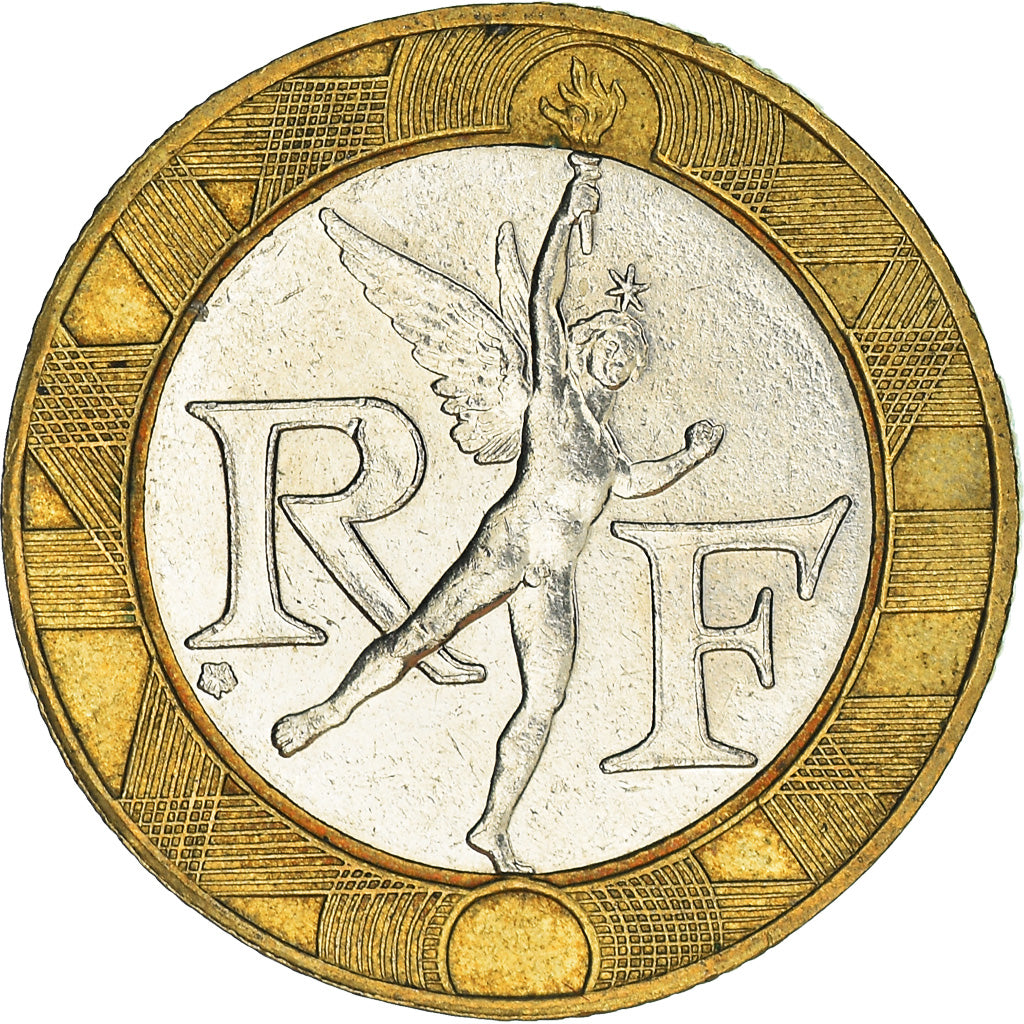 Moneda, Francia, 10 Francs, 1988