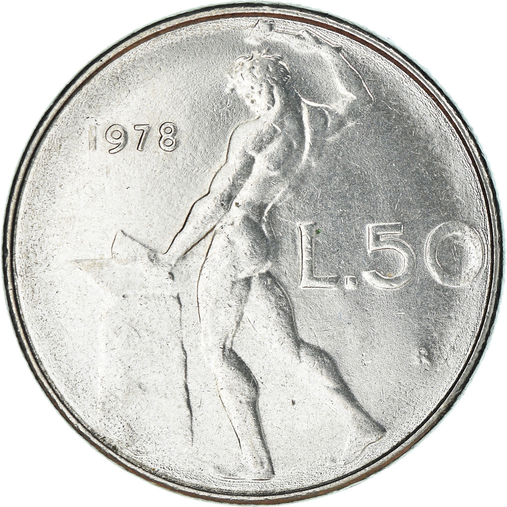 Moneta, Italia, 50 Lire, 1978