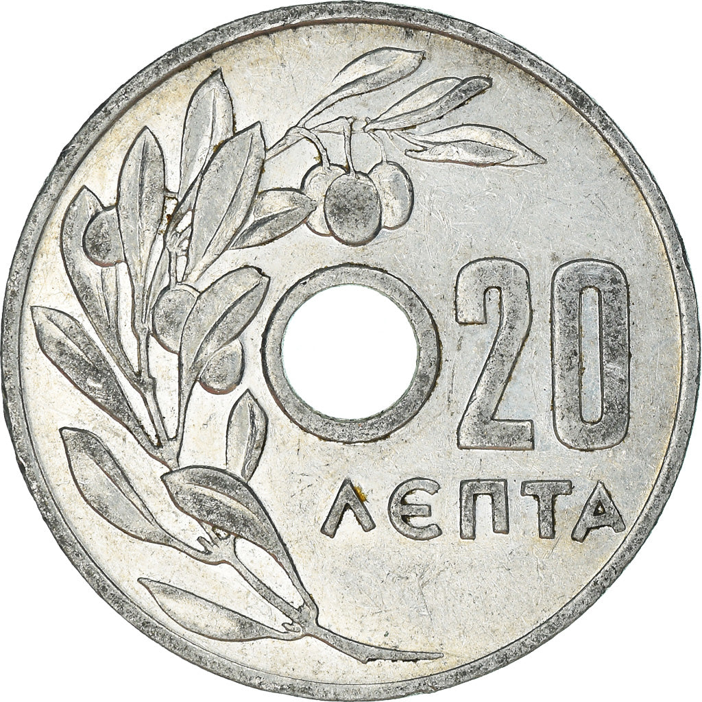 Coin, Greece, 20 Lepta, 1954