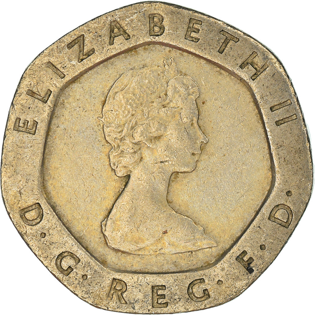 Coin, Great Britain, 20 Pence, 1982