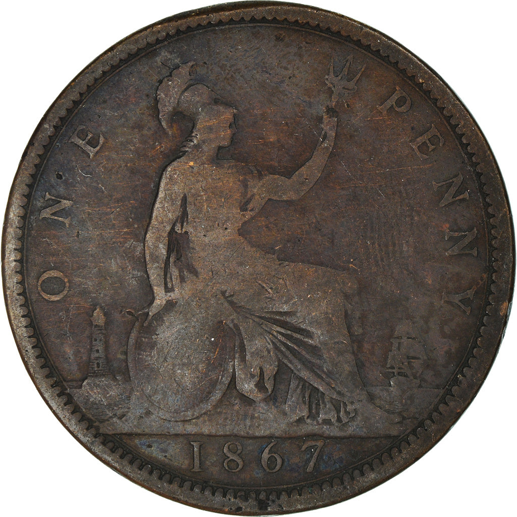 Moneta, Wielka Brytania, Penny, 1867