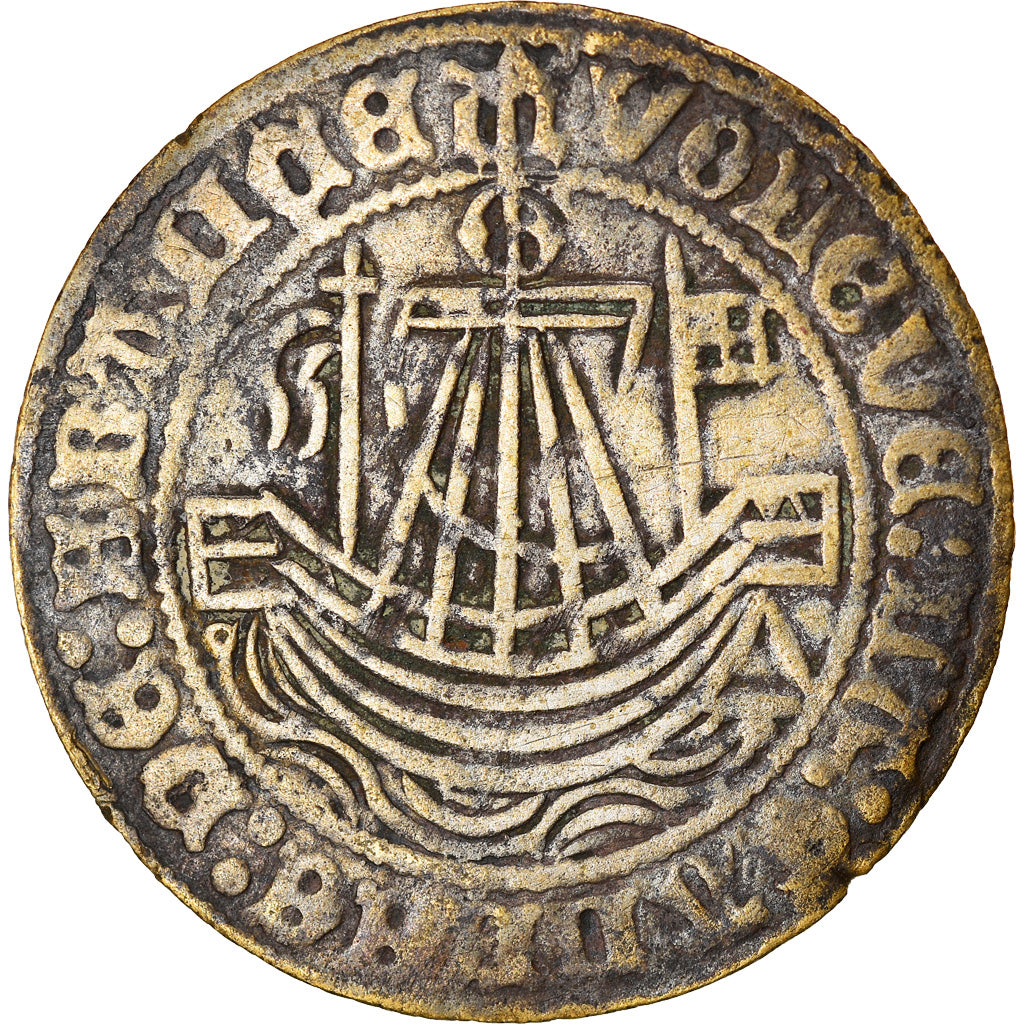 France, Token, Jeton de Compte à la nef, History, VF(30-35), Brass