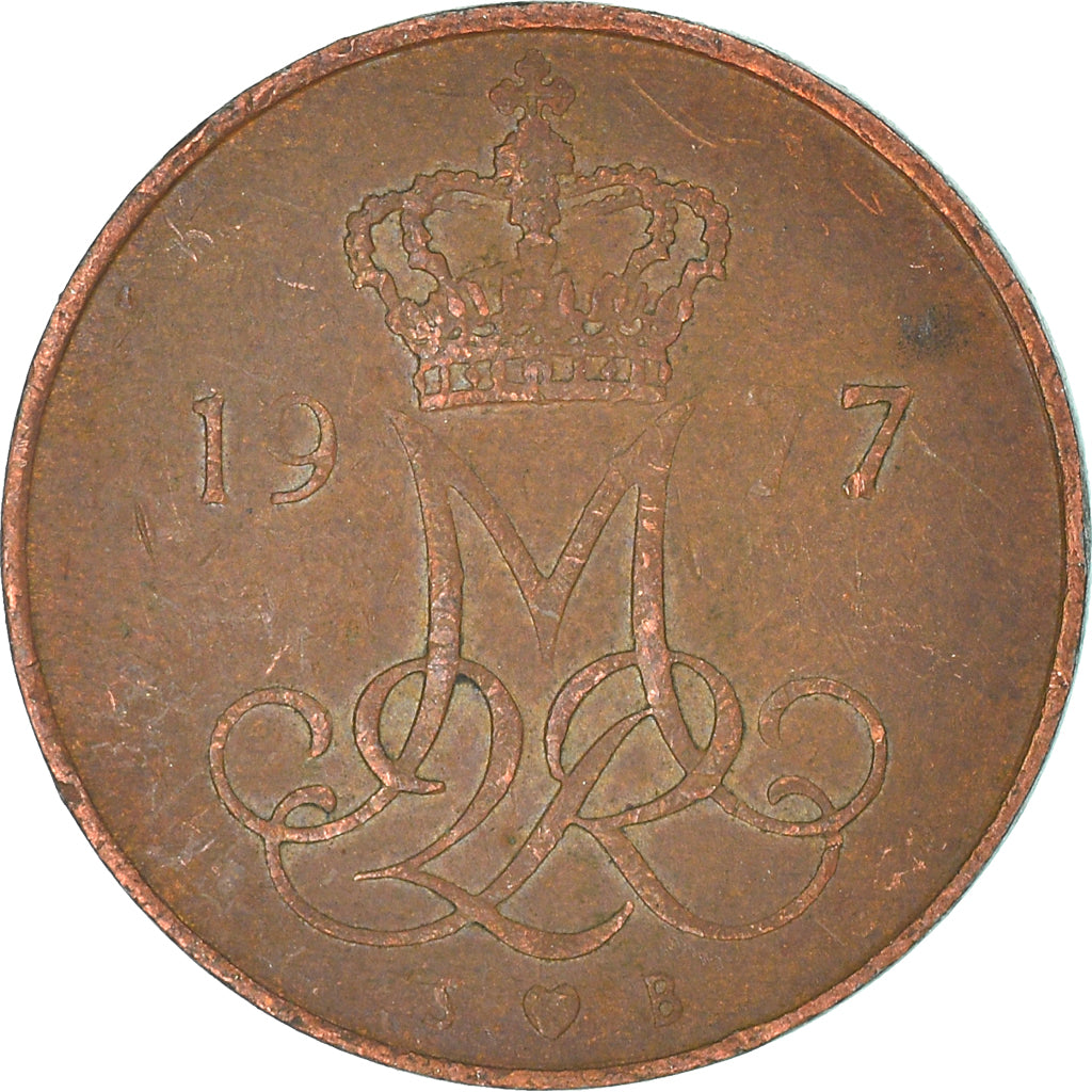 Coin, Denmark, 5 Öre, 1977