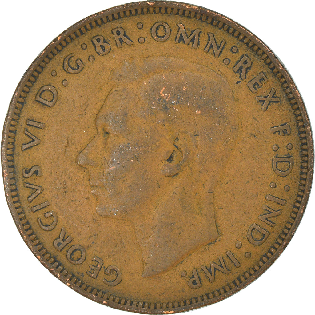 Moneda, Gran Bretaña, Penny, 1945