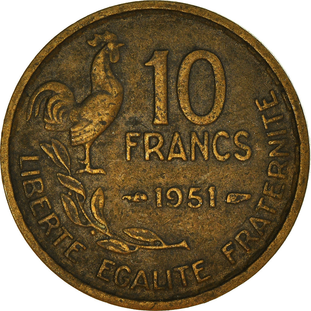 Coin, France, 10 Francs, 1951