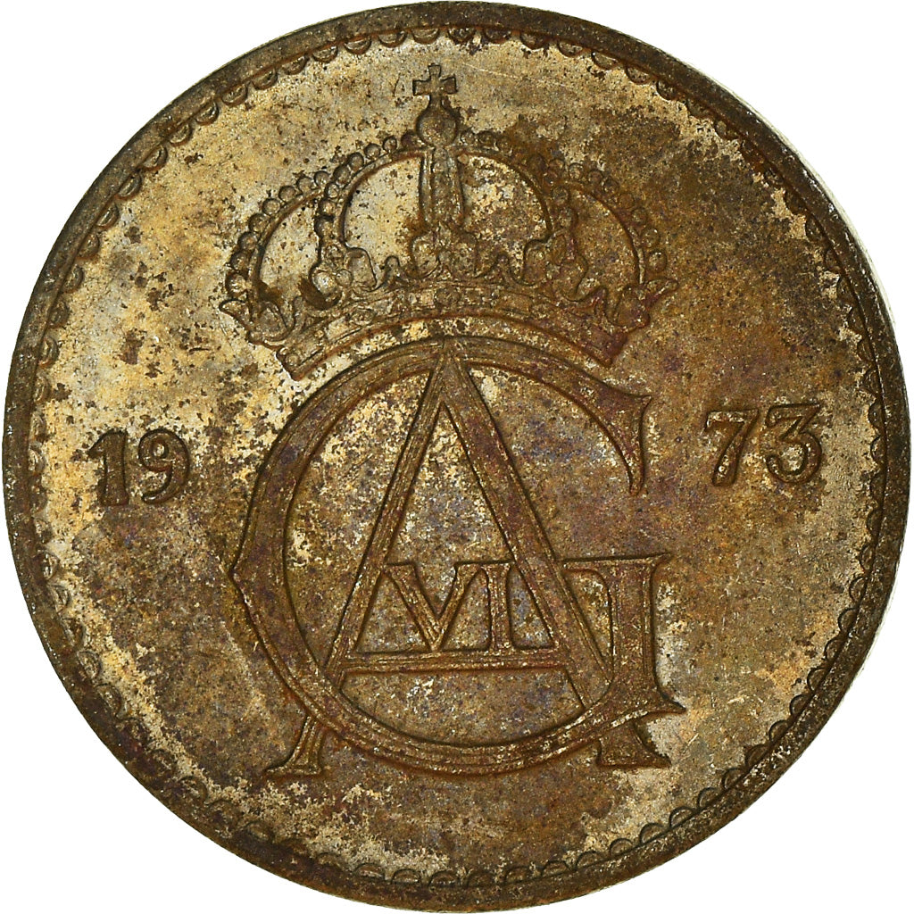 Moneta, Svezia, 25 Öre, 1973