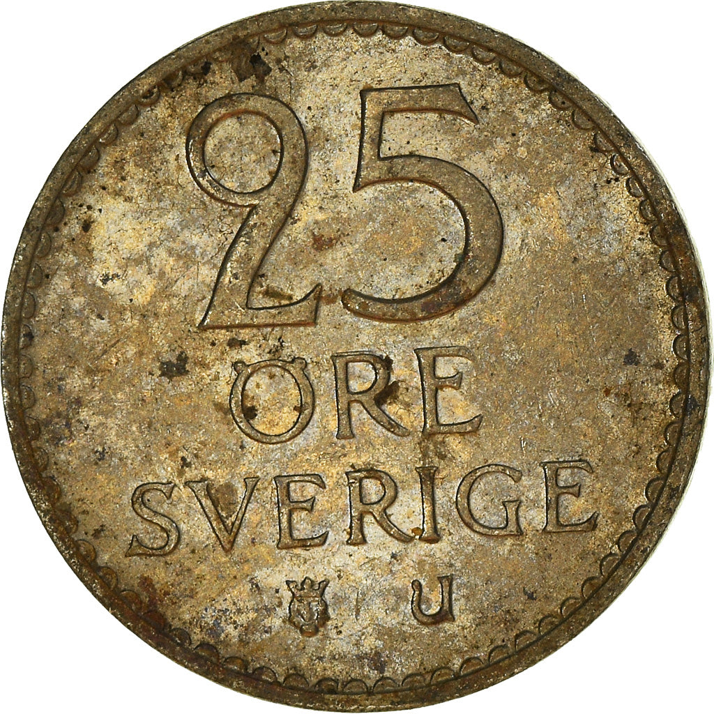 Moneta, Svezia, 25 Öre, 1973