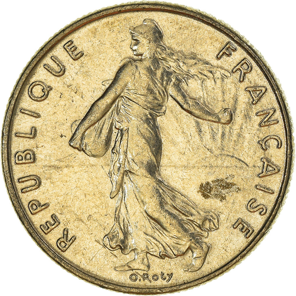 Moeda, França, 1/2 Franc, 1984