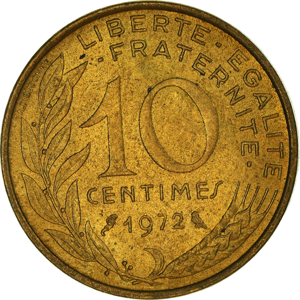 Coin, France, 10 Centimes, 1972